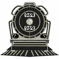 Trains Embroidery Design 6 Trains Embroidery Design 6